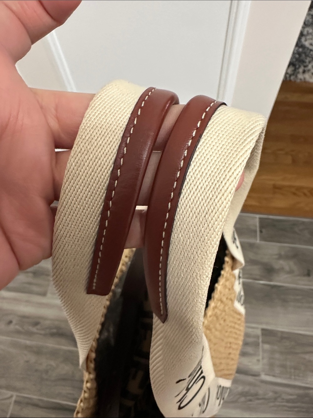 Authentic Chloe x Mifuko Woody Large raffia tote - Picture 16 of 16